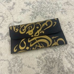Like New Crossbody Purse with Arabic Letters